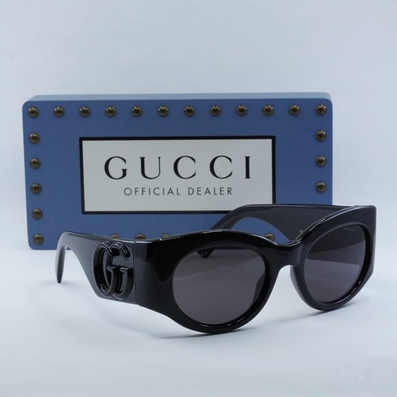 FINAL PRICE NEW GUCCI GG1544S 001 BLACK GREY SUNGLASSES - Picture 8 of 11